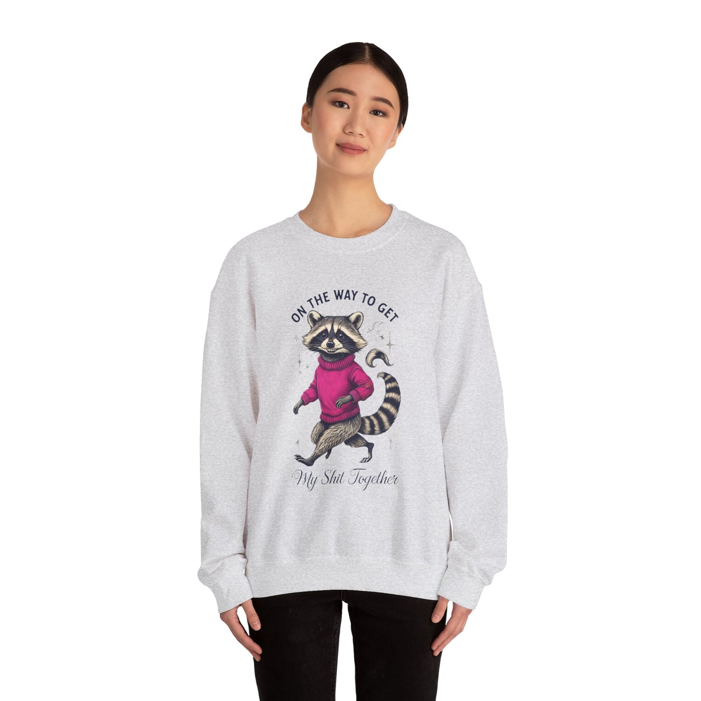 "On My Way to Get" Unisex Heavy Blend™ Crewneck Sweatshirt