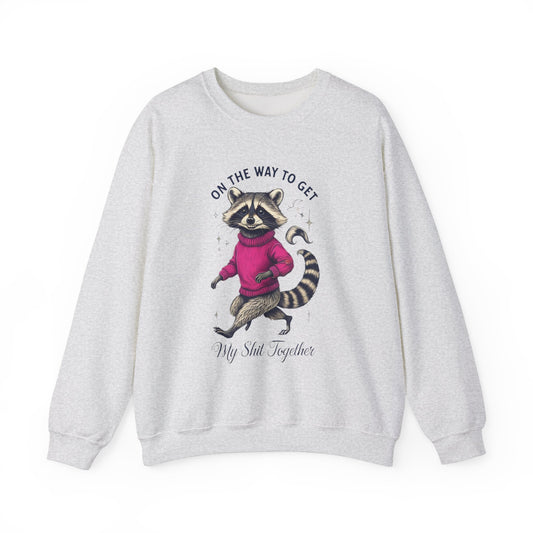 "On My Way to Get" Unisex Heavy Blend™ Crewneck Sweatshirt