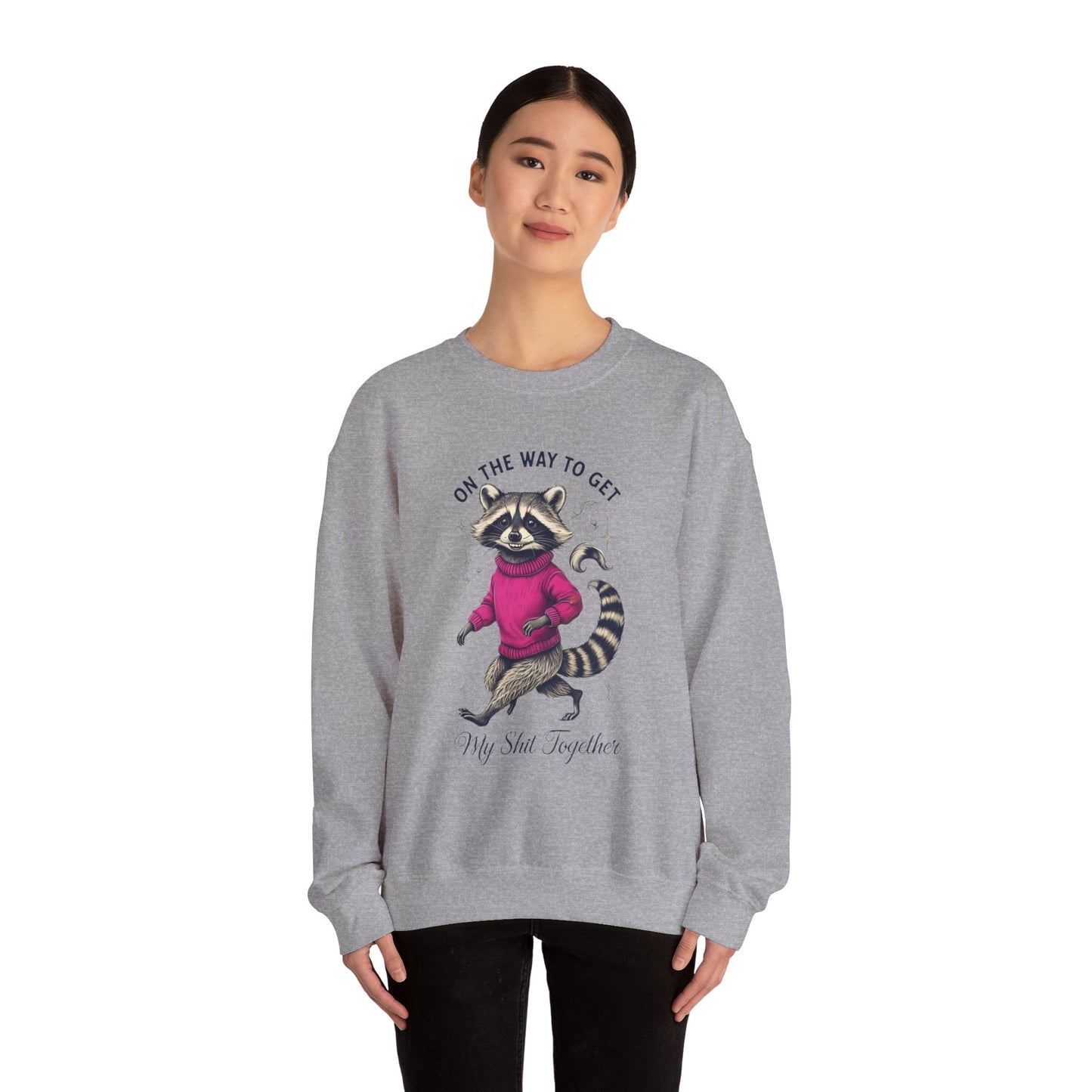 "On My Way to Get" Unisex Heavy Blend™ Crewneck Sweatshirt