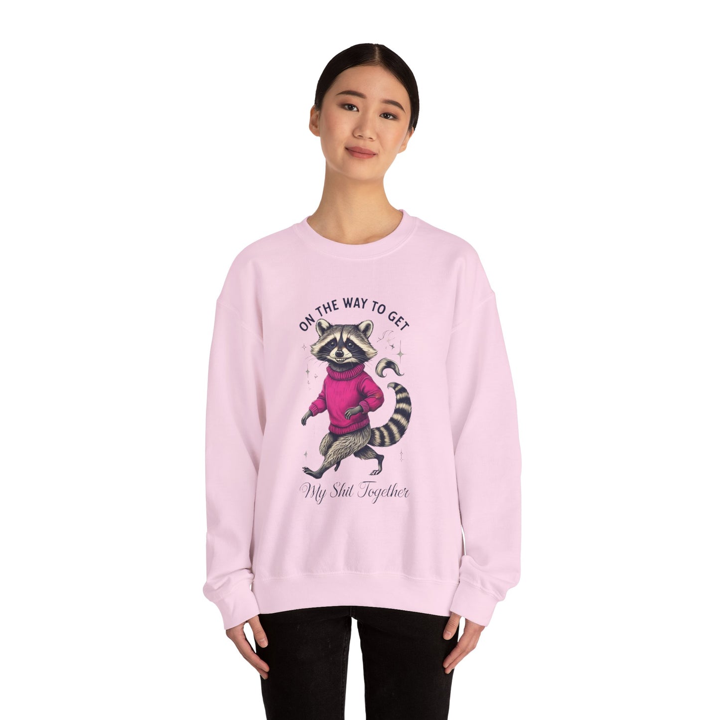 "On My Way to Get" Unisex Heavy Blend™ Crewneck Sweatshirt