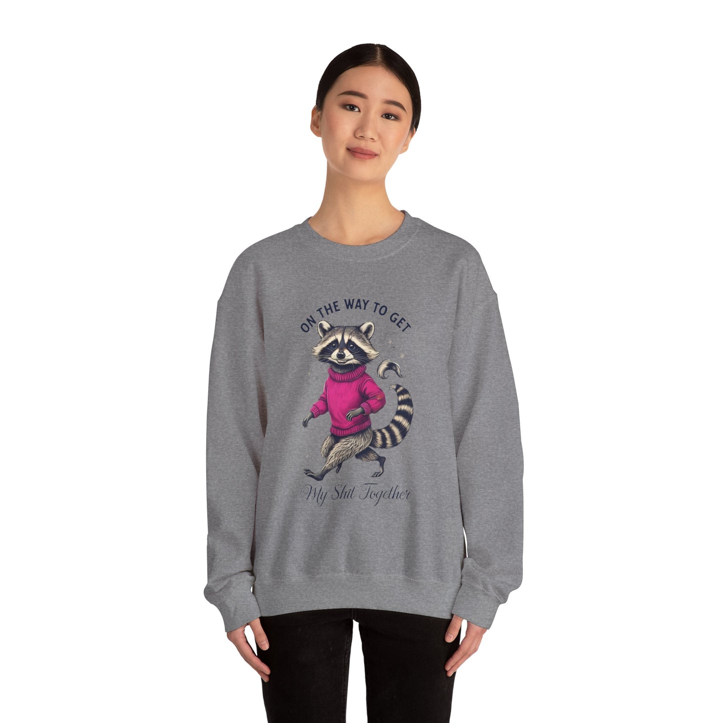 "On My Way to Get" Unisex Heavy Blend™ Crewneck Sweatshirt